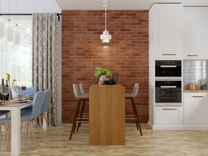 Фото № 5: Дизайн-проект пятикомнатной квартиры 221.89  м² Стиль Эклектика для днп лесная сказка