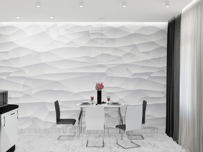 Фото № 6: Дизайн-проект зала 7.5  м² Стиль Лофт для ЖК Московский