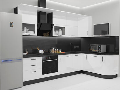 Фото № 5: Дизайн-проект зала 7.5  м² Стиль Лофт для ЖК Московский