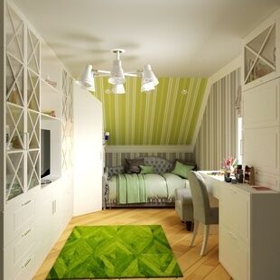 Фото № 1: Дизайн-проект детской 17.0  м² Стиль Прованс для ЖК Московский