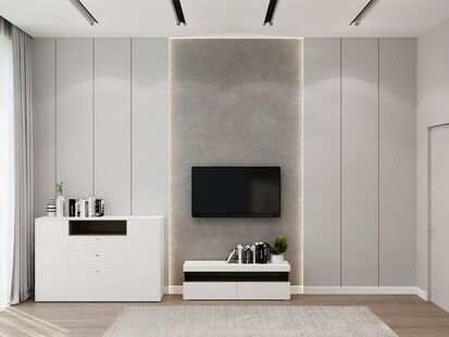 Фото № 4: Дизайн-проект спальни 17.7  м² Стиль Современный для ЖК ЗИЛ АРТ