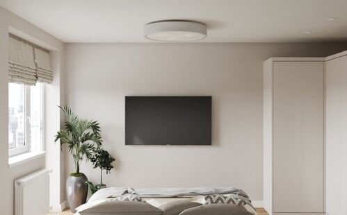 Фото № 2: Дизайн-проект спальни 15.05  м² Скандинавский стиль для ЖК Подрезково