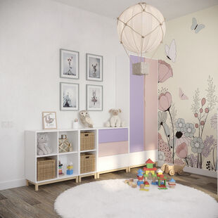 Фото № 3: Дизайн-проект детской 13.9  м² Скандинавский стиль для ЖК Московский