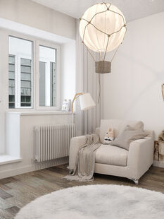 Фото № 2: Дизайн-проект детской 13.9  м² Скандинавский стиль для ЖК Московский