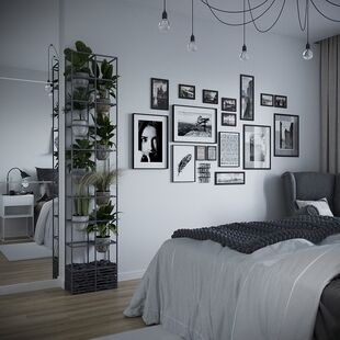 Фото № 3: Дизайн-проект спальни 13.83  м² Стиль Модернизм для ЖК Саларьево Парк