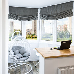 Фото № 2: Дизайн-проект спальни 15.65  м² Скандинавский стиль для ЖК Московский