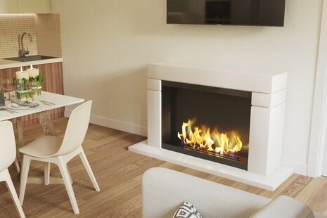 Фото № 4: Дизайн-проект кухни-гостиной 27.5  м² Скандинавский стиль для ЖК Подрезково