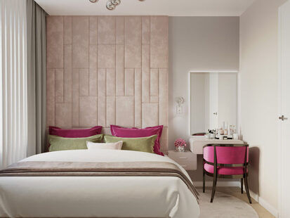 Фото № 3: Дизайн-проект двухкомнатной квартиры 64.65  м² Современный стиль для ЖК Жуков GRAND