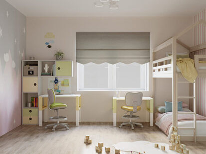 Фото № 6: Дизайн-проект двухкомнатной квартиры 60.95  м² Современный стиль для ЖК  Жуков GRAND