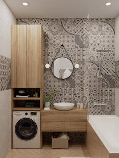 Фото № 2: Дизайн-проект двухкомнатной квартиры 60.95  м² Современный стиль для ЖК  Жуков GRAND