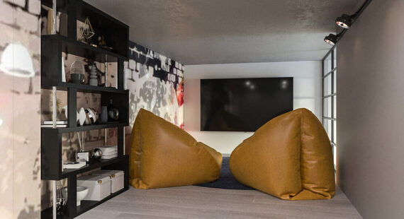 ЖК "Тесла Парк": готовый дизайн проект в стиле "Современный". Площадь 38.51 м² - фото №3