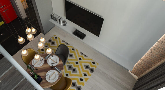 ЖК "Тесла Парк": готовый дизайн проект в стиле "Современный". Площадь 38.51 м² - фото №6