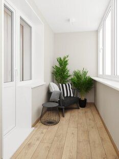 Фото № 5: Дизайн-проект однокомнатной квартиры 38.97  м² стиль Модернизм для ЖК  Жуков GRAND