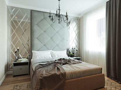 Фото № 2: Дизайн-проект трехкомнатной квартиры 82.1  м² стиль Современная классика для ЖК  Жуков GRAND