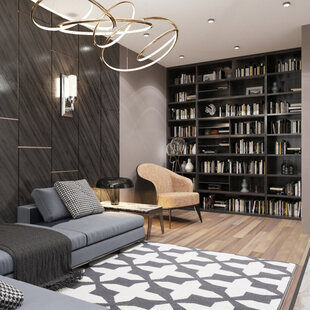 Фото № 3: Дизайн-проект однокомнатной квартиры 38.53  м² Современный стиль для многоквартирного жилого дома по ул. северная 29а в г. салехард