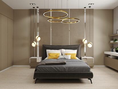 Фото № 1: Дизайн-проект двухкомнатной квартиры 64.35  м² Современный стиль для ЖК BRAER PARK