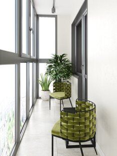 Фото № 3: Дизайн-проект однокомнатной квартиры 40.95  м² Скандинавский стиль для ЖК BRAER PARK