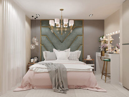 Фото № 1: Дизайн-проект однокомнатной квартиры 42.01  м² Современный стиль проект выполенн для ЖК Ютта