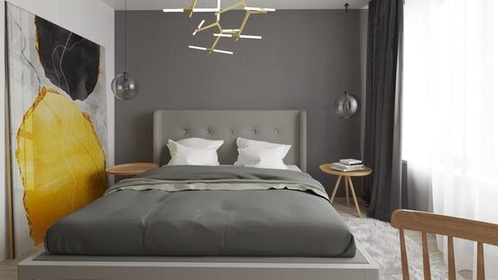 Фото № 1: Дизайн-проект двухкомнатной квартиры 74.05  м² Скандинавский стиль для ЖК Мозаика