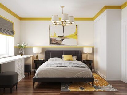 Фото № 1: Дизайн-проект четырехкомнатной квартиры 99.07  м² стиль Современная классика для ЖК Matrёshka city