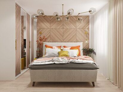 Фото № 1: Дизайн-проект однокомнатной квартиры 35.8  м² Скандинавский стиль для ЖК Мозаика