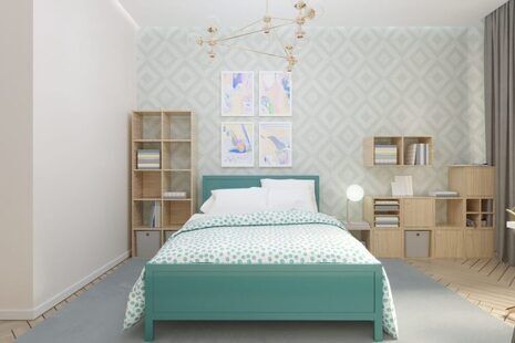 Фото № 5: Дизайн-проект трехкомнатной квартиры 81.9  м² Современный стиль для ЖК Солнечный район