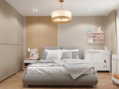 Фото № 6: Дизайн-проект евро двухкомнатной квартиры 45.9  м² стиль Современный для ЖК Академик