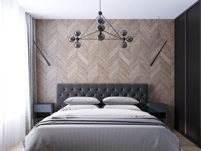 Фото № 6: Дизайн-проект евро трехкомнатной квартиры 60.31  м² Современный стиль для ЖК Солнечный район