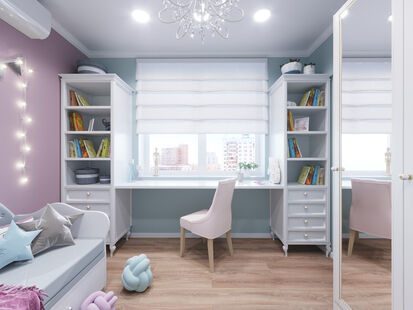 Фото № 2: Дизайн-проект трехкомнатной квартиры 55.7  м² Стиль Контемпорари для ЖК Московский