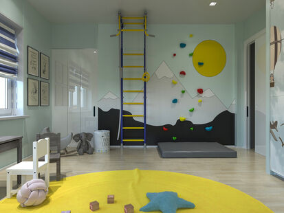 Фото № 4: Дизайн-проект двухкомнатной квартиры 59.7  м² Скандинавский стиль для ЖК Москва А 101