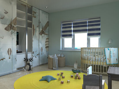 Фото № 6: Дизайн-проект двухкомнатной квартиры 59.7  м² Скандинавский стиль для ЖК Москва А 101