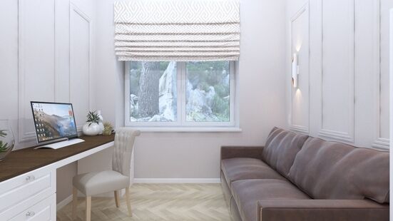 Фото № 4: Дизайн-проект пятикомнатной квартиры 303.1  м² Стиль Американская классика для двухэтажного дома