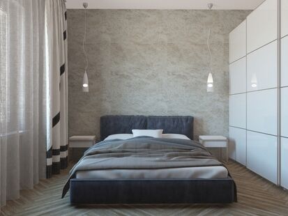 Фото № 2: Дизайн-проект пятикомнатной квартиры 137.8  м² Стиль Модернизм для одноуровнего дома