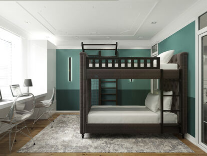 Фото № 2: Дизайн-проект зала 25.15  м² Стиль Американская классика для ЖК Московский