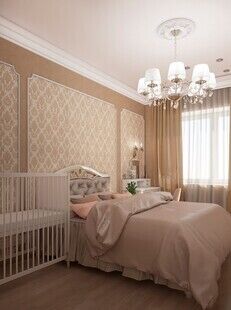 Фото № 3: Дизайн-проект трехкомнатной квартиры 88.99  м² стиль Классика для ЖК Московский