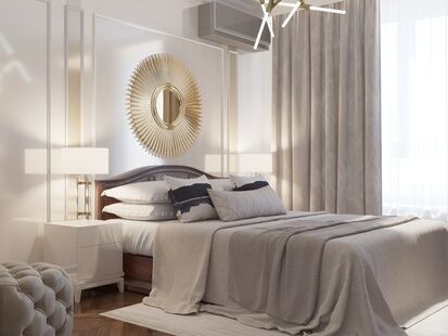 Фото № 1: Дизайн-проект трехкомнатной квартиры 94.9  м² Стиль Современная классика для ЖК Московский