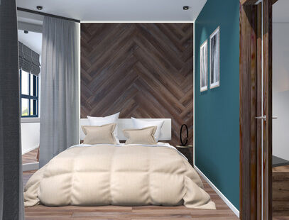 Фото № 2: Дизайн-проект однокомнатной квартиры 50.0  м² Скандинавский стиль для ЖК Московский