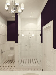 Фото № 5: Дизайн-проект зала 17.53  м² Стиль Скандинавский для ЖК Московский