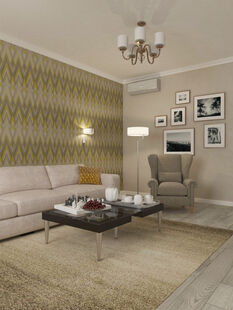 Фото № 6: Дизайн-проект пятикомнатной квартиры 198.8  м² стиль Современная классика для ЖК Московский