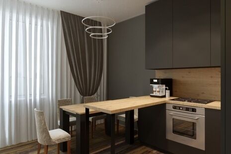 Фото № 1: Дизайн-проект двухкомнатной квартиры 68.6  м² Стиль Минимальзм для ЖК Московский