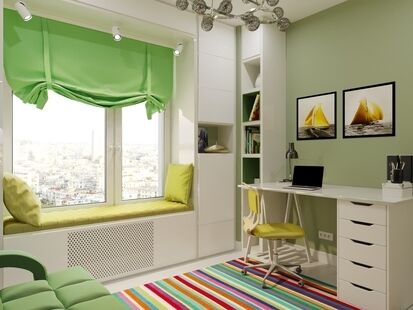 Фото № 5: Дизайн-проект трехкомнатной квартиры 74.9  м² стиль Современная классика для ЖК 2429