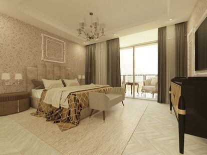 Фото № 1: Дизайн-проект двухкомнатной квартиры 72.3  м² Стиль Классика для ЖК Московский