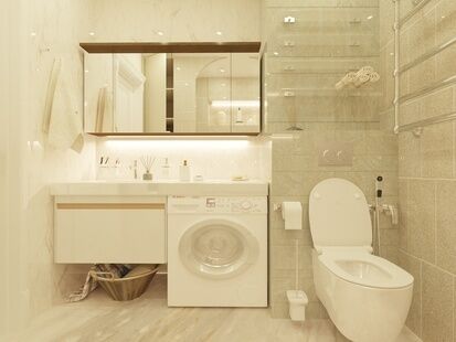 Фото № 5: Дизайн-проект двухкомнатной квартиры 72.3  м² Стиль Классика для ЖК Московский