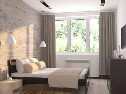 Фото № 2: Дизайн-проект двухкомнатной квартиры 41.38  м² Стиль Контемпорари для ЖК Город