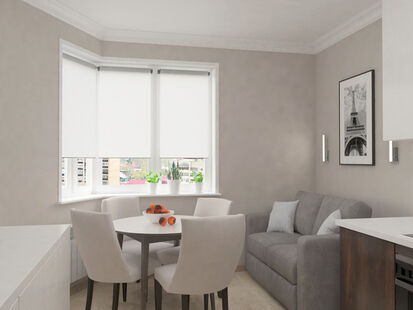 Фото № 2: Дизайн-проект кухни 13.54  м² Стиль Модернизм для ЖК Московский