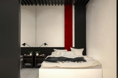 Фото № 4: Дизайн-проект квартиры-студии 36.2  м² Стиль Модернизм для ЖК Московский