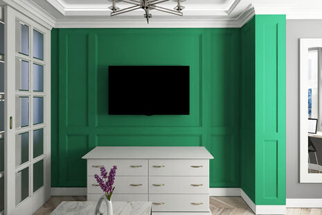 Фото № 4: Дизайн-проект спальни 55.0  м² стиль Современная классика для ЖК Московский