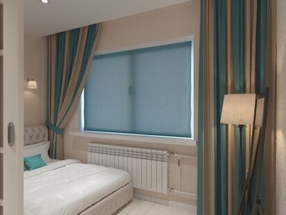 Фото № 2: Дизайн-проект трехкомнатной квартиры 64.0  м² Стиль Контемпорари для ЖК Зеленые Аллеи