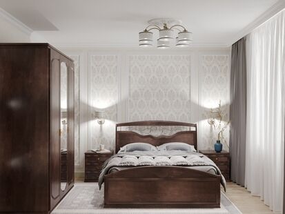 Фото № 1: Дизайн-проект трехкомнатной квартиры 126.85  м² стиль Классика для ЖК Московский