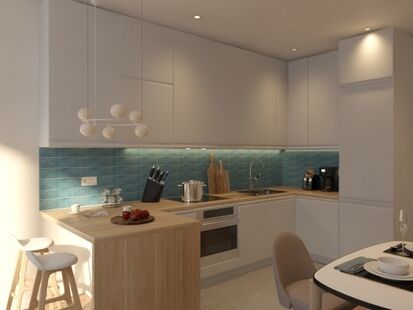 Фото № 1: Дизайн-проект трехкомнатной квартиры 80.5  м² Стиль Контемпорари для ЖК Московский